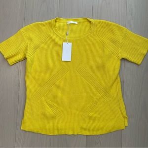 BRAND NEW - Hugo Boss Oversized Yellow Knit Sweater